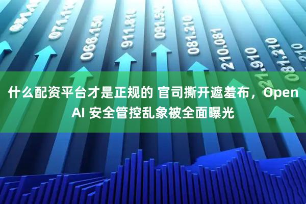 什么配资平台才是正规的 官司撕开遮羞布，OpenAI 安全管控乱象被全面曝光